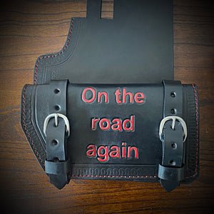 Heat shield for Harley Davidson, Two Pouches - Custom Art
