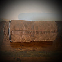 Load image into Gallery viewer, Leather Motorcycle Duffel Bag Distressed Brown