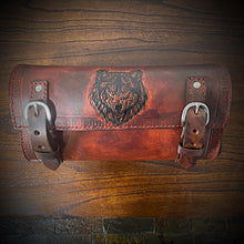 Load image into Gallery viewer, Tool bag for Motorcycle - Wolf, Brown