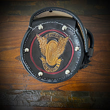 Load image into Gallery viewer, Round Bag for Motorcycles - Custom Art, Black
