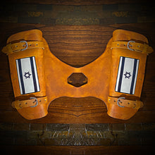 Load image into Gallery viewer, Heat Shield for  Indian Scout  motorcycle - Double Pouch - Flag Of Israel