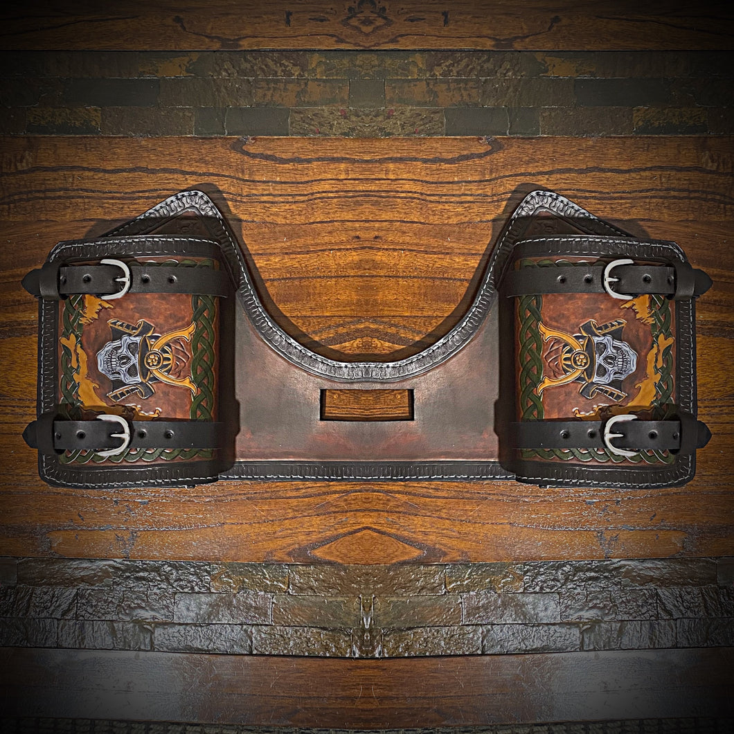 Heat Shield with 2 Pouches for Indian Challenger and Pursuit, Samurai