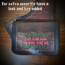 Load image into Gallery viewer, Heat Shield - Aztec Art, With Pouch, Fits Indian Challenger &amp; Pursuit - Brown