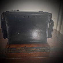 Load image into Gallery viewer, Motorcycle Trunk Bag, Custom Art Fits All Brands of Motorcycles w/ Rear Luggage Rack, Fits Rickrak Brand of Racks Black
