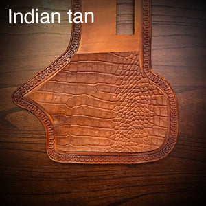 Heat Shield - Genuine American Alligator, Fits Indian Chief, Chieftain, Springfield, Vintage and Roadmaster