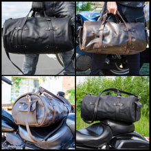 Load image into Gallery viewer, Leather Duffel Bag