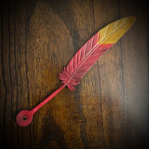 Custom Leather Feather