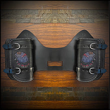 Load image into Gallery viewer, Heat Shield - War Chief Black, Double Pouch, Fits Indian Chief, Chieftain, Springfield, Vintage and Roadmaster