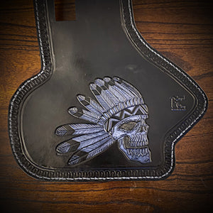 Heat Shield for Indian Chief, Chieftain, Springfield, Vintage and Roadmaster - Black Custom Art