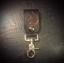 Load image into Gallery viewer, Belt Loop - Lucky Spades, Brown (ships now) Clearance Sale