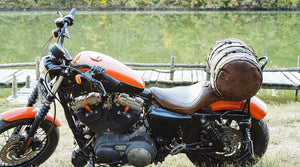 Leather Motorcycle Duffel Bag