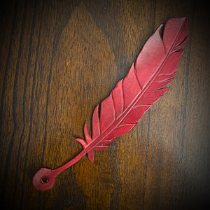 Custom Leather Feather