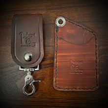 Load image into Gallery viewer, Two Pocket Wallet, Brown (ships now)
