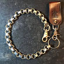 Load image into Gallery viewer, Chainmail Chain - Nuts of Steel - steel nuts, brass rings