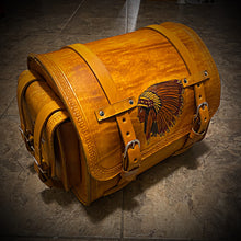 Load image into Gallery viewer, Motorcycle Trunk Bag, Fits All Brands of Motorcycles w/ A Rear Luggage Rack Native Girl