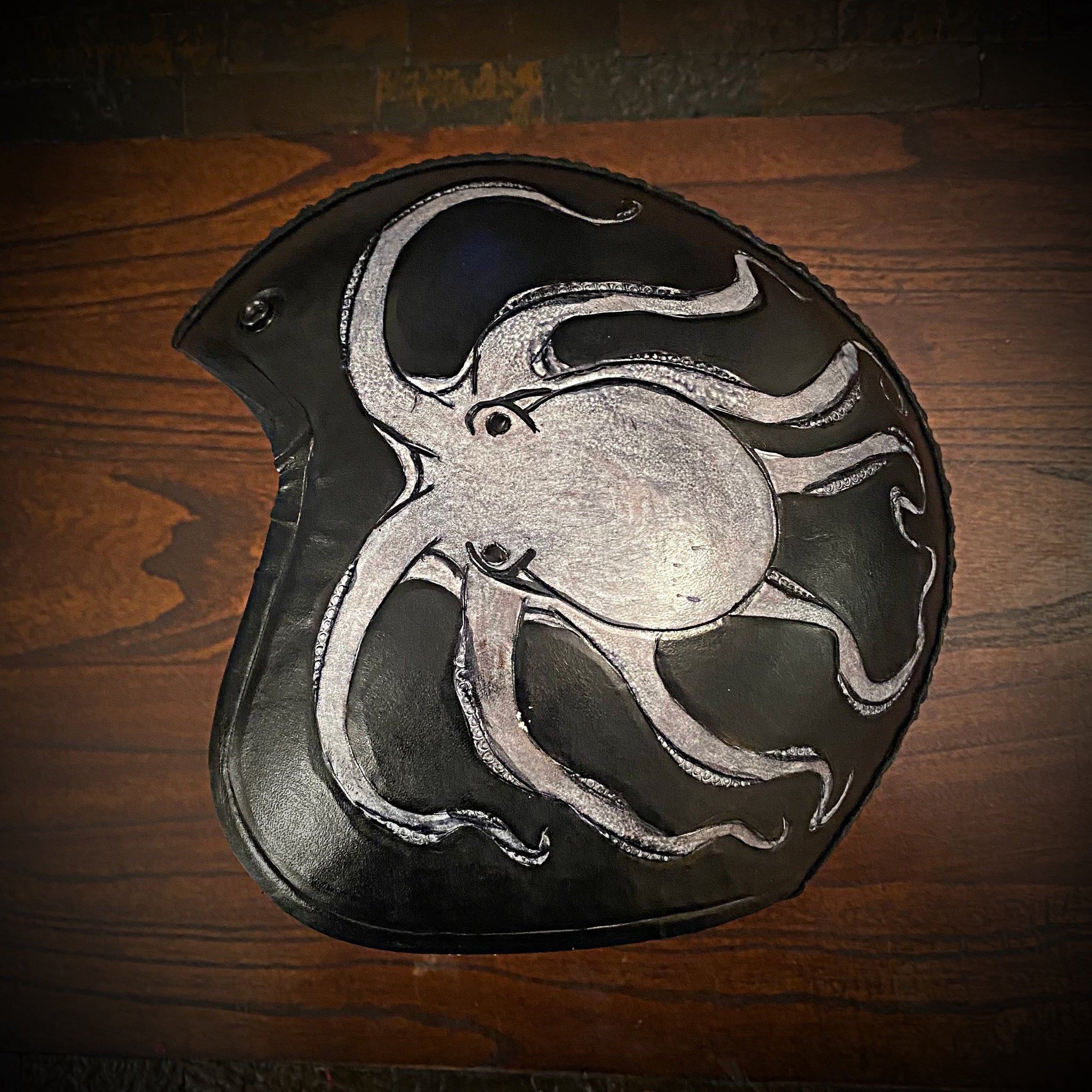 cthulhu motorcycle helmet Open Face Helmet with Custom Art