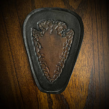 Load image into Gallery viewer, Leather Emblem for the Indian Challenger V-Cover Arrow