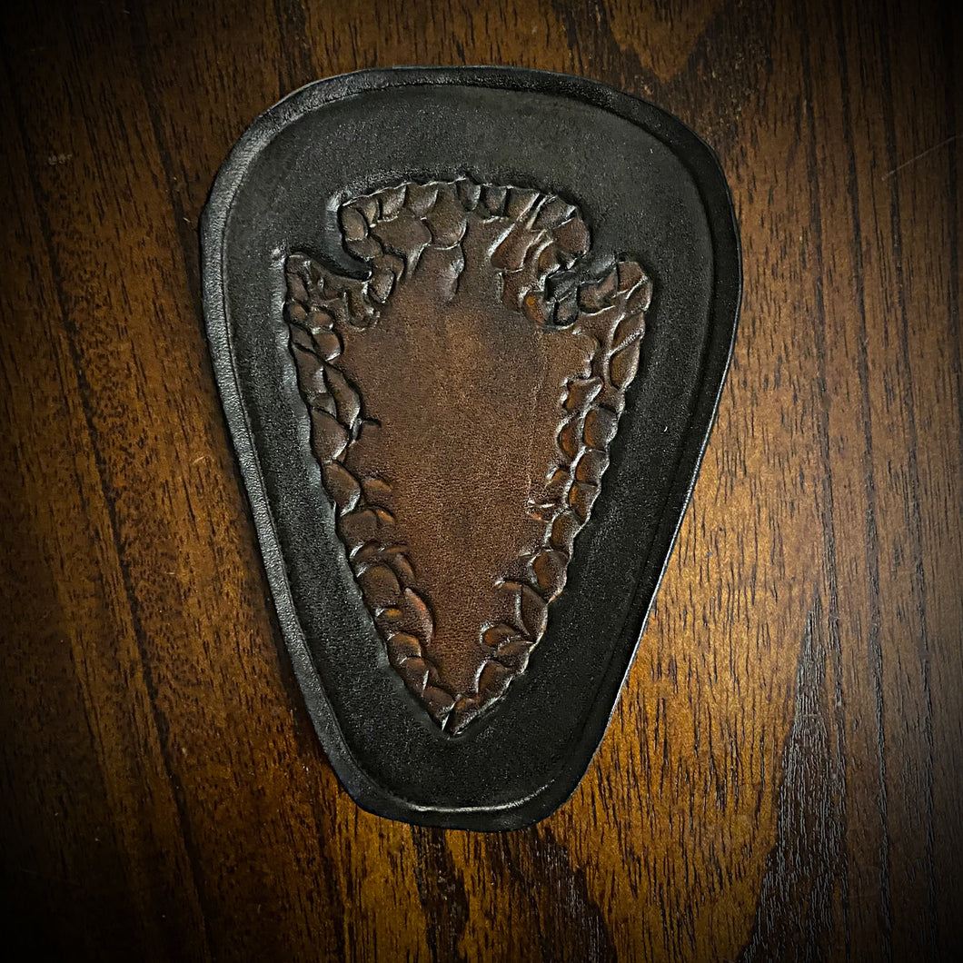 Leather Emblem for the Indian Challenger V-Cover Arrow