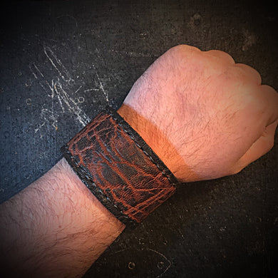 Cuff - Brown Elephant for 8.5” Wrist (ships now)