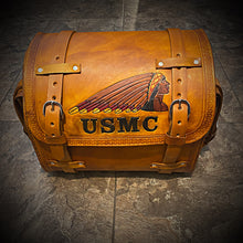 Load image into Gallery viewer, Motorcycle Trunk Bag, Female Warbonnet, Fits All Brands of Motorcycles w/ A Rear Luggage Rack