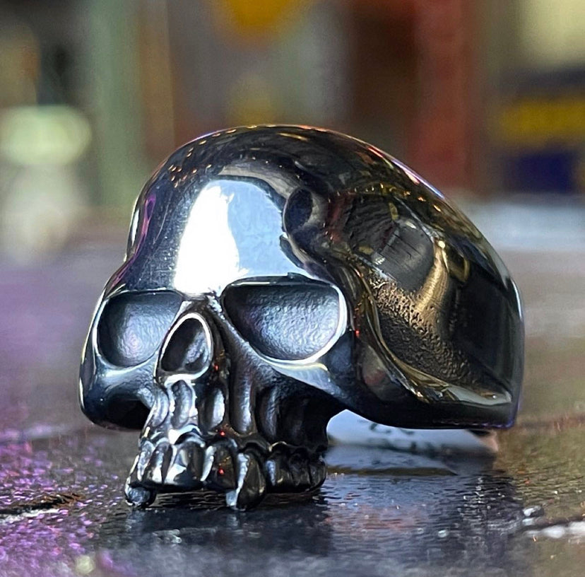 Keith Richards Skull Ring in Black