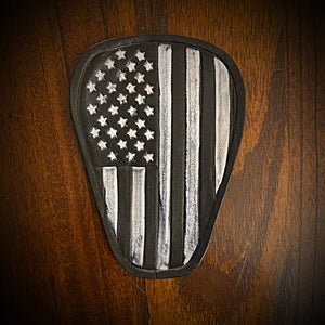 Leather Emblem for the Indian Challenger V-Cover Old Glory (ships now)