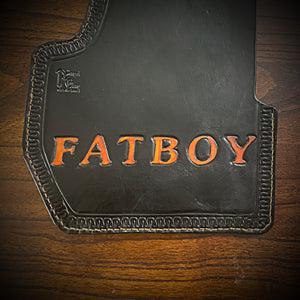 Heat shield for Harley Davidson - Fat Boy, Orange