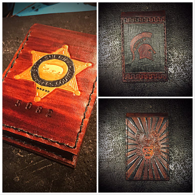 Note book with custom art.