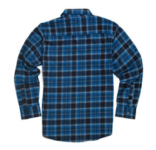 Load image into Gallery viewer, Blue, Black &amp; Grey Flannel Mens