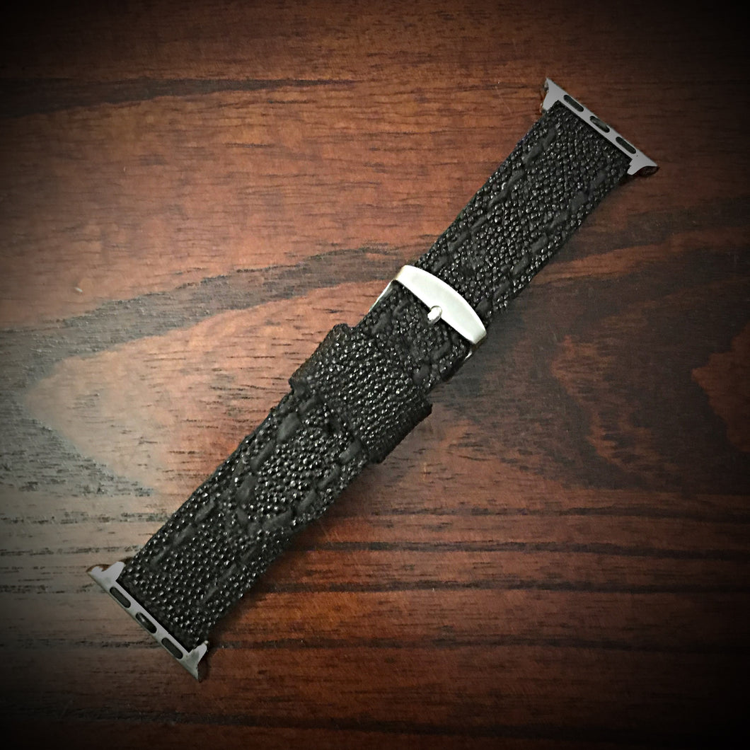 Apple Watch Band, Black Stingray