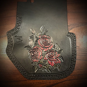 Heat shield for Harley Davidson - Roses