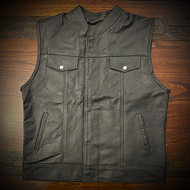 The Essentials Leather Motorcycle Vest