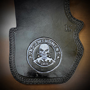 Heat shield for Harley Davidson - Black Custom Art
