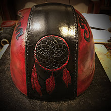 Load image into Gallery viewer, Half Helmet with Custom Art - size XXXlarge