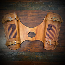 Load image into Gallery viewer, Heat Shield for  Indian Scout  motorcycle - Double Pouch - Old Glory