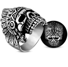 Load image into Gallery viewer, The Chief Skull Ring
