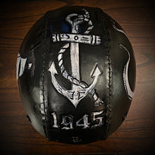 Load image into Gallery viewer, Open Face Helmet with Custom Art - size Xlarge