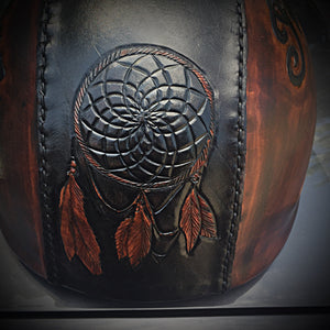 Half Helmet with Custom Art - size XSmall