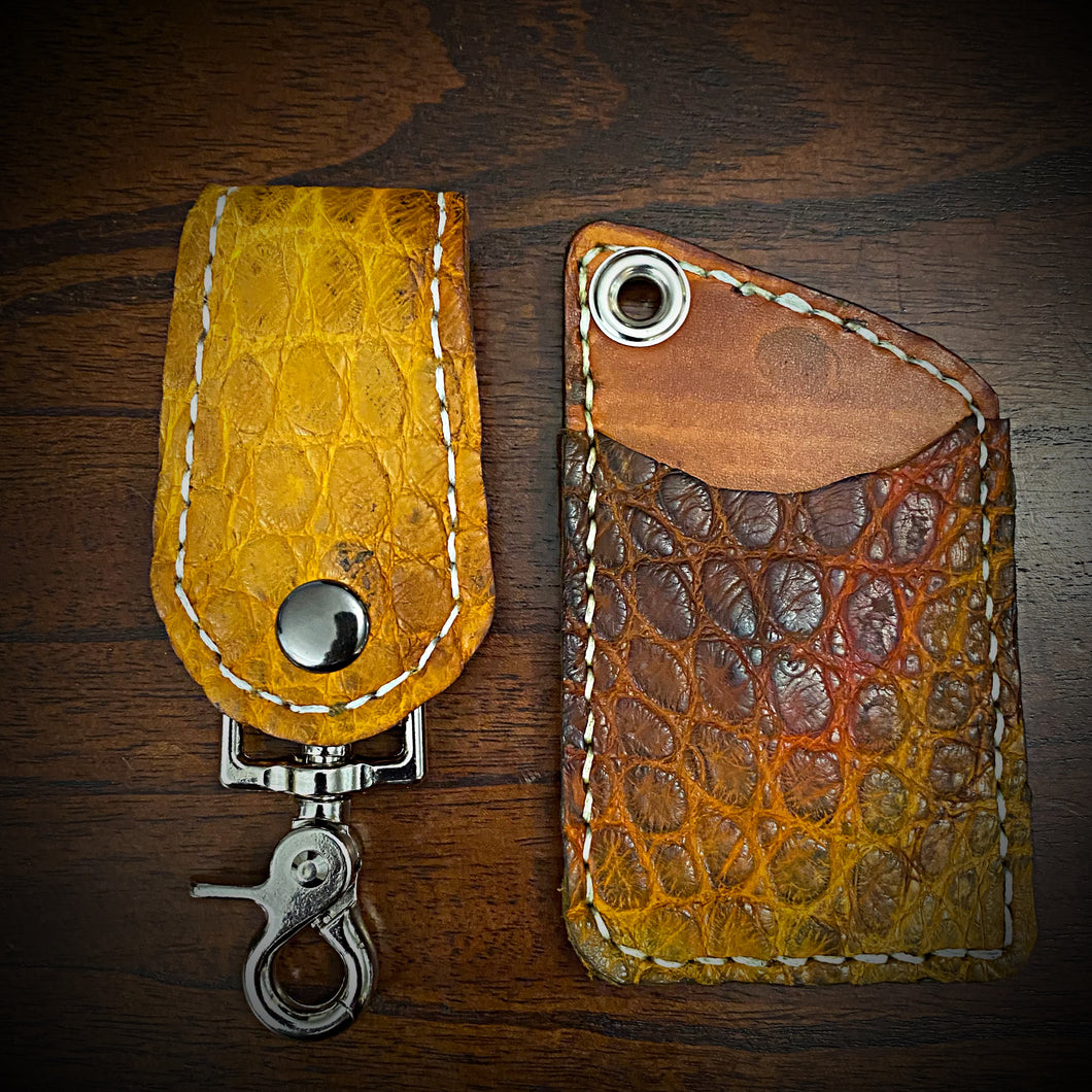 Two Pocket Wallet, Genuine Alligator, The Accident (ships now)