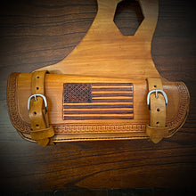 Load image into Gallery viewer, Heat Shield for  Indian Scout  motorcycle - Double Pouch - Old Glory