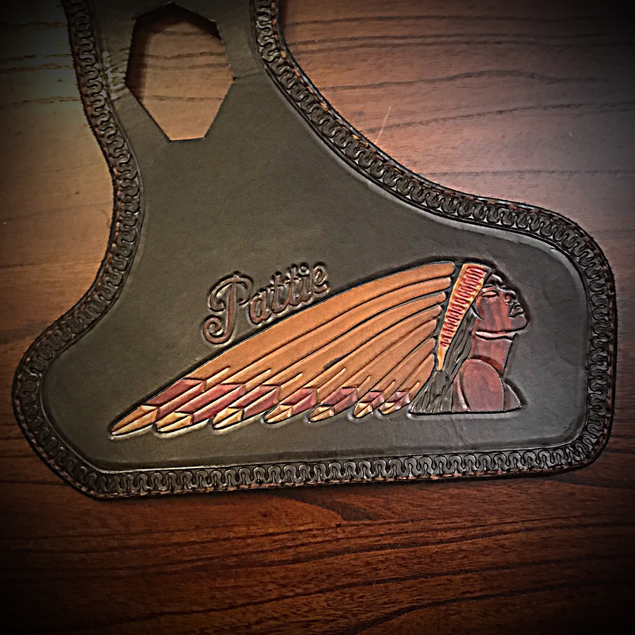 Indian Scout 1920 Solo Saddle / Bobber Seat (desert tan) - Moore Speed Racing Indian Scout 1920 Solo Saddle / Bobber Seat (desert tan) - Moore Speed Racing