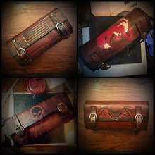 Load image into Gallery viewer, Tool Bag for Motorcycles - Custom Art, Brown