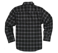Load image into Gallery viewer, Grey &amp; Black Small Check Flannel Mens