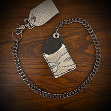 Load image into Gallery viewer, Two Pocket Wallet, Genuine Python &amp; Embossed Lizard (ships now)