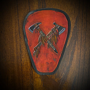 Leather Emblem for the Indian Challenger V-Cover Hatchets