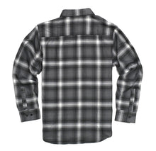 Load image into Gallery viewer, Grey, White &amp; Black Flannel Mens