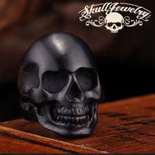 Load image into Gallery viewer, Back in Black Skull Ring
