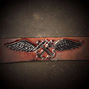 The last belt you will ever own, with custom art - Brown