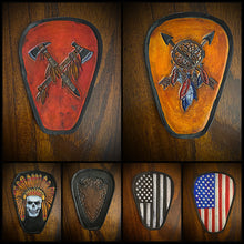 Load image into Gallery viewer, Leather Emblem for the Indian Challenger V-Cover Custom Art