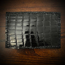 Load image into Gallery viewer, Minimalist Wallet, Genuine Alligator, (ships now)